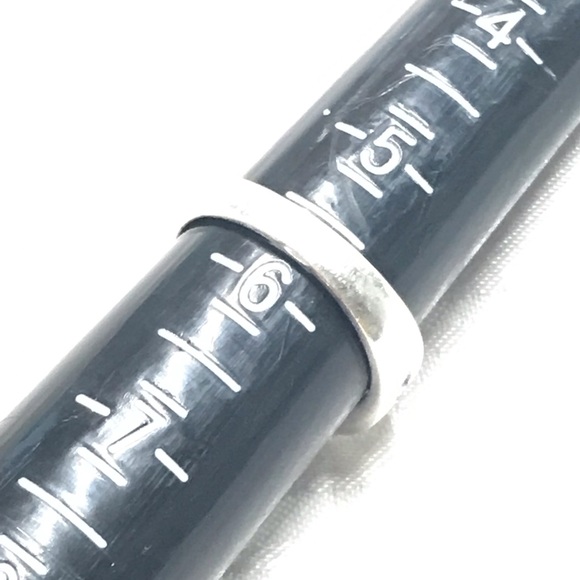 Silver 935 ring with diamond accent rc-28 - Picture 5 of 5